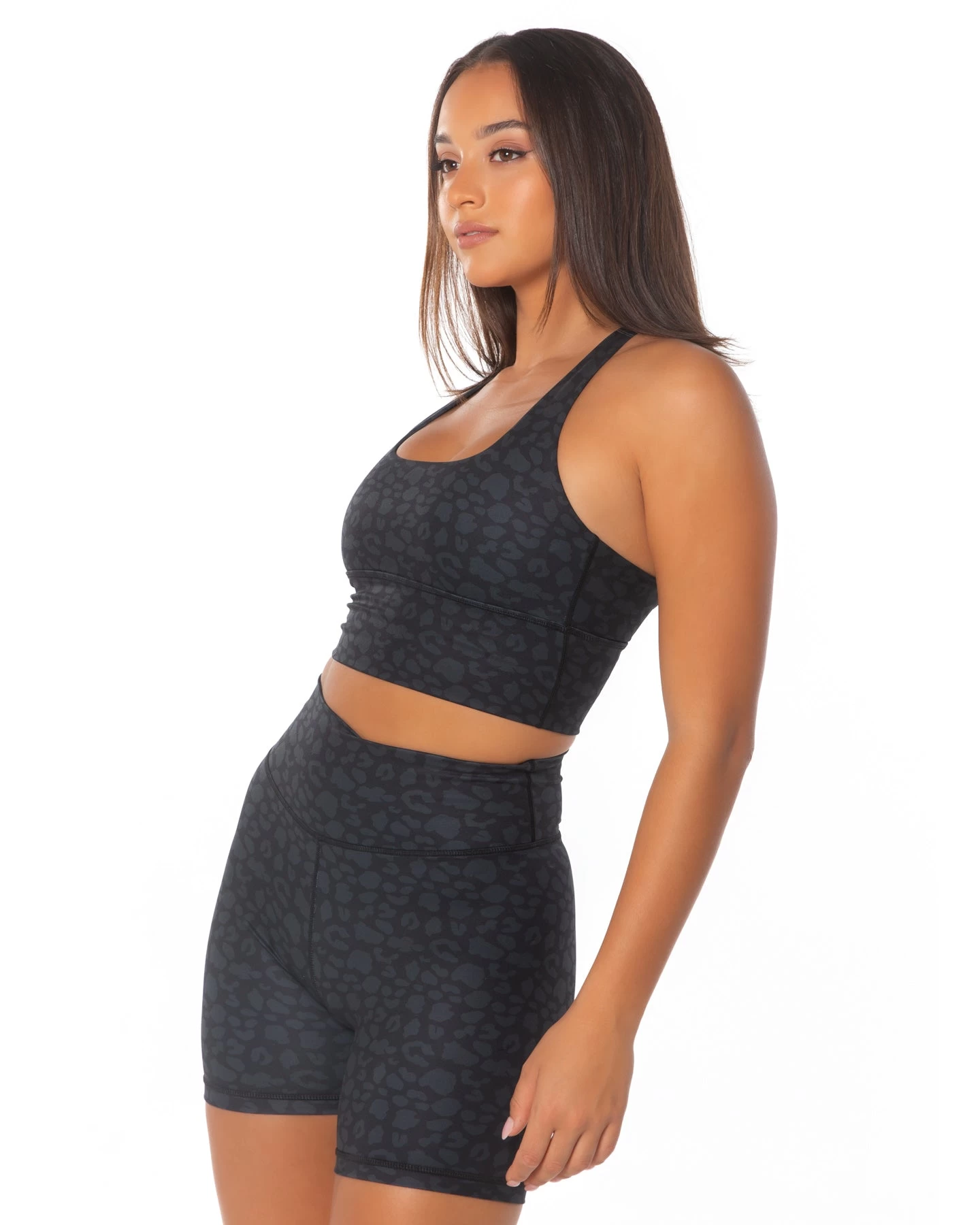 Elite Eleven EE Square Neck Bra - Black Leopard 3 Elite Eleven EE Square Neck Bra - Black Leopard - Image 3