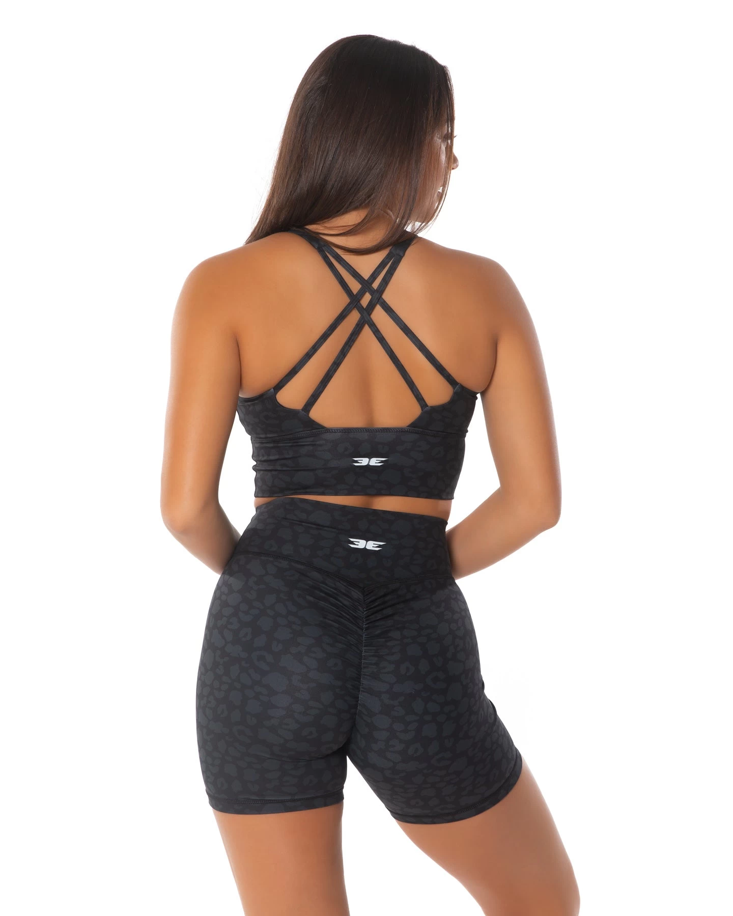 Elite Eleven EE Square Neck Bra - Black Leopard 2 Elite Eleven EE Square Neck Bra - Black Leopard - Image 2