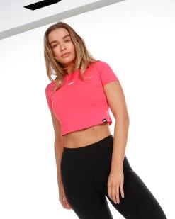 Elite Eleven Elite Crop Tee - Sherbet 9 Elite Eleven Elite Crop Tee - Sherbet -Fit Style Shop C.TEE .K 16of85