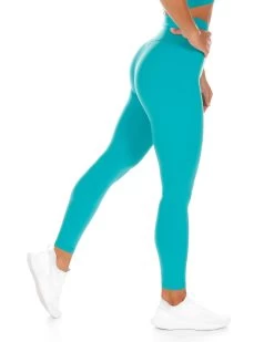 Elite Eleven Cross Over Leggings - Teal 6 Elite Eleven Cross Over Leggings - Teal -Fit Style Shop CROSS.SUM .1 13of197