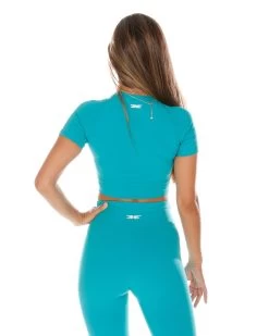 Elite Eleven Cross Over Tee - Teal 6 Elite Eleven Cross Over Tee - Teal -Fit Style Shop CROSS.SUM .1 18of197