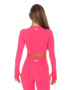 Elite Eleven Cross Over Long Sleeve - Pink 5 Elite Eleven Cross Over Long Sleeve - Pink -Fit Style Shop CROSS.SUM .1 59of197