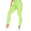 Elite Eleven 7/8 Cross Over Leggings - Lime