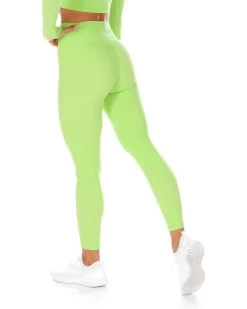 Elite Eleven Cross Over Leggings - Lime -Fit Style Shop CROSS.SUM .1 82of197