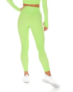 Elite Eleven Cross Over Leggings - Lime -Fit Style Shop CROSS.SUM .1 84of197