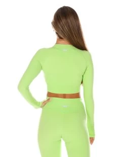 Elite Eleven Cross Over Long Sleeve - Lime 5 Elite Eleven Cross Over Long Sleeve - Lime -Fit Style Shop CROSS.SUM .1 89of197