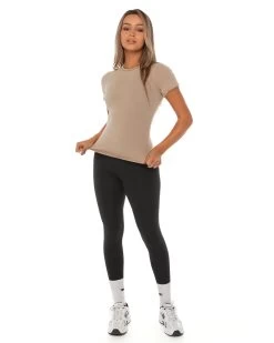 Elite Eleven Charm Tee - Washed Brown -Fit Style Shop Cargoecom 29859