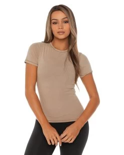 Elite Eleven Charm Tee - Washed Brown