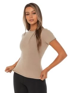 Elite Eleven Charm Tee - Washed Brown -Fit Style Shop Cargoecom 29887