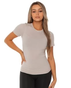 Elite Eleven Charm Tee - Taupe -Fit Style Shop Cargoecom 30244