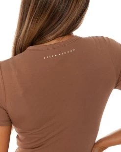 Elite Eleven Charm Tee - Brown -Fit Style Shop Cargoecom 30382