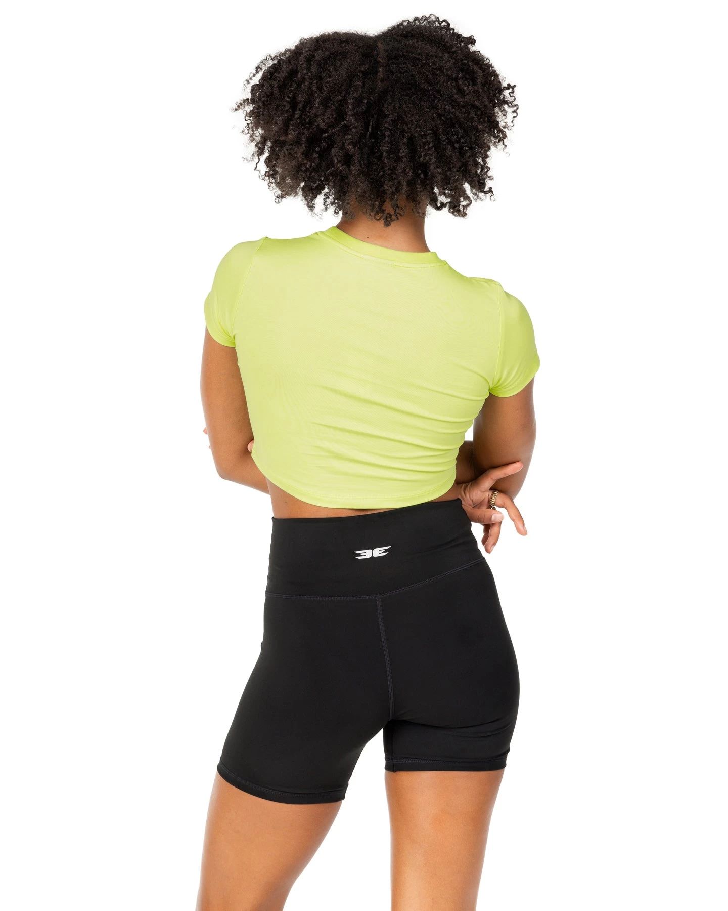 Elite Eleven Elite Crop Tee - Lime 3 Elite Eleven Elite Crop Tee - Lime - Image 3