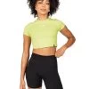 Elite Eleven Elite Crop Tee - Lime