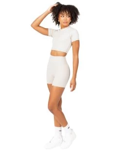 Elite Eleven Aura Bonded Shorts - Oat Latte -Fit Style Shop DECECOM2358490 2