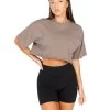Elite Eleven Women's Classic Cropped Tee - Cement