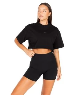 Elite Eleven Women's Classic Cropped Tee - Black
