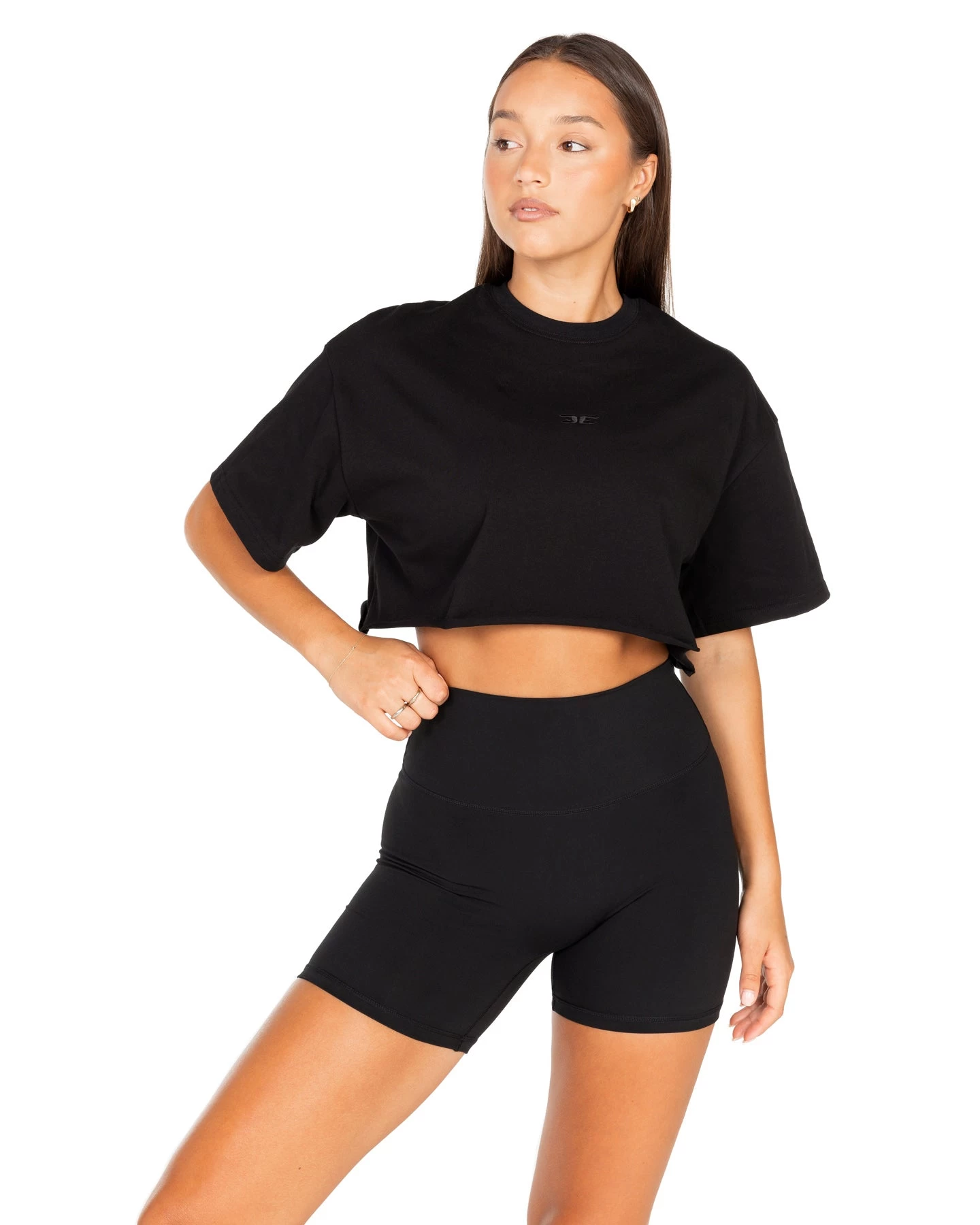 Elite Eleven Women's Classic Cropped Tee - Black 1 Elite Eleven Women's Classic Cropped Tee - Black