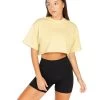 Elite Eleven Women's Classic Cropped Tee - Soft Yellow