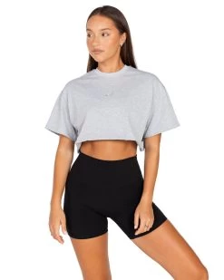 Elite Eleven Women's Classic Cropped Tee - Grey