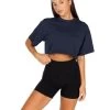 Elite Eleven Women's Classic Cropped Tee - Navy