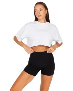 Elite Eleven Women's Classic Cropped Tee - Polar Grey