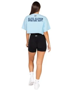 Elite Eleven Squad Cropped Tee - Light Blue -Fit Style Shop ECOMNOV54907
