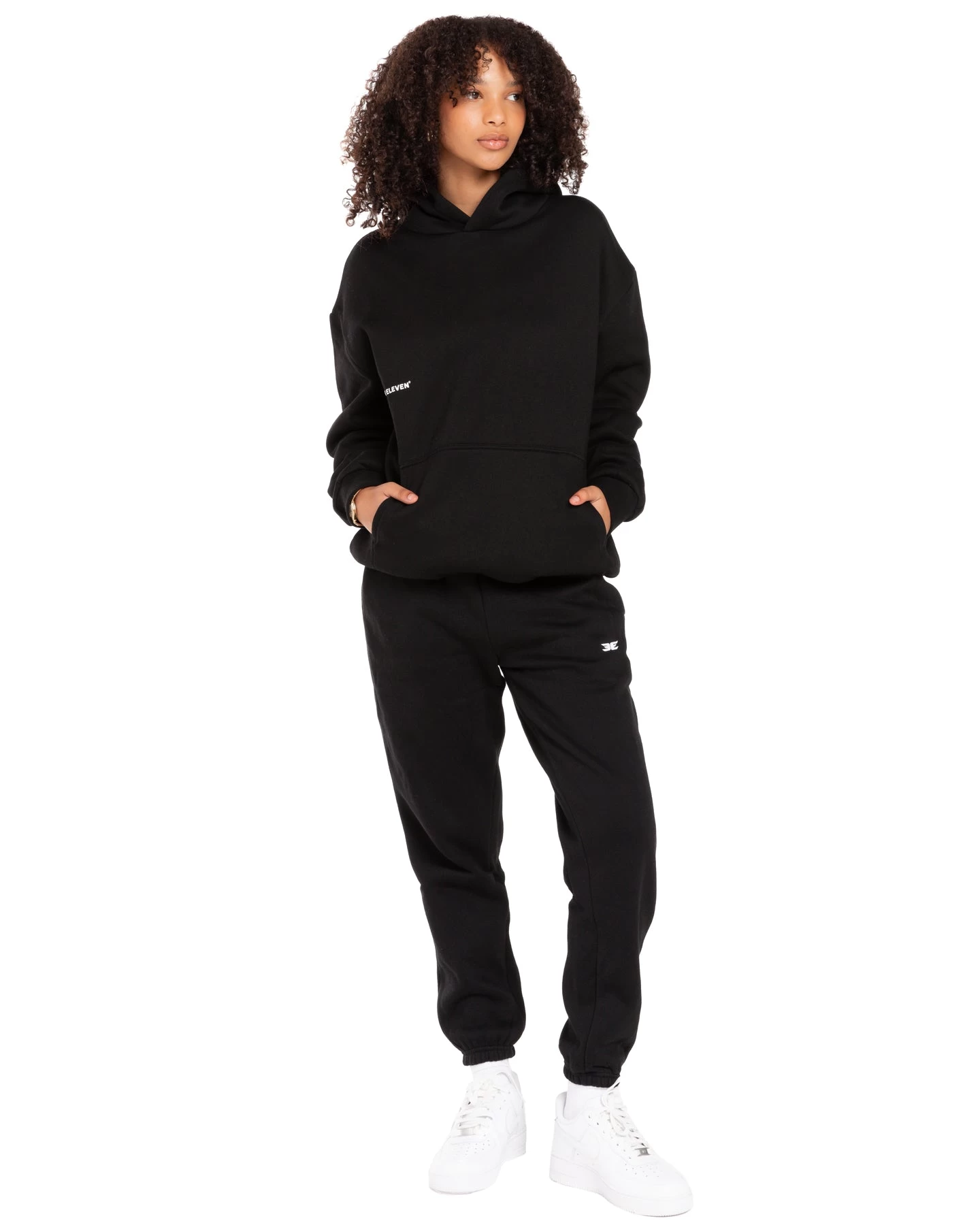 Elite Eleven Offset Hoodie - Black 4 Elite Eleven Offset Hoodie - Black - Image 4