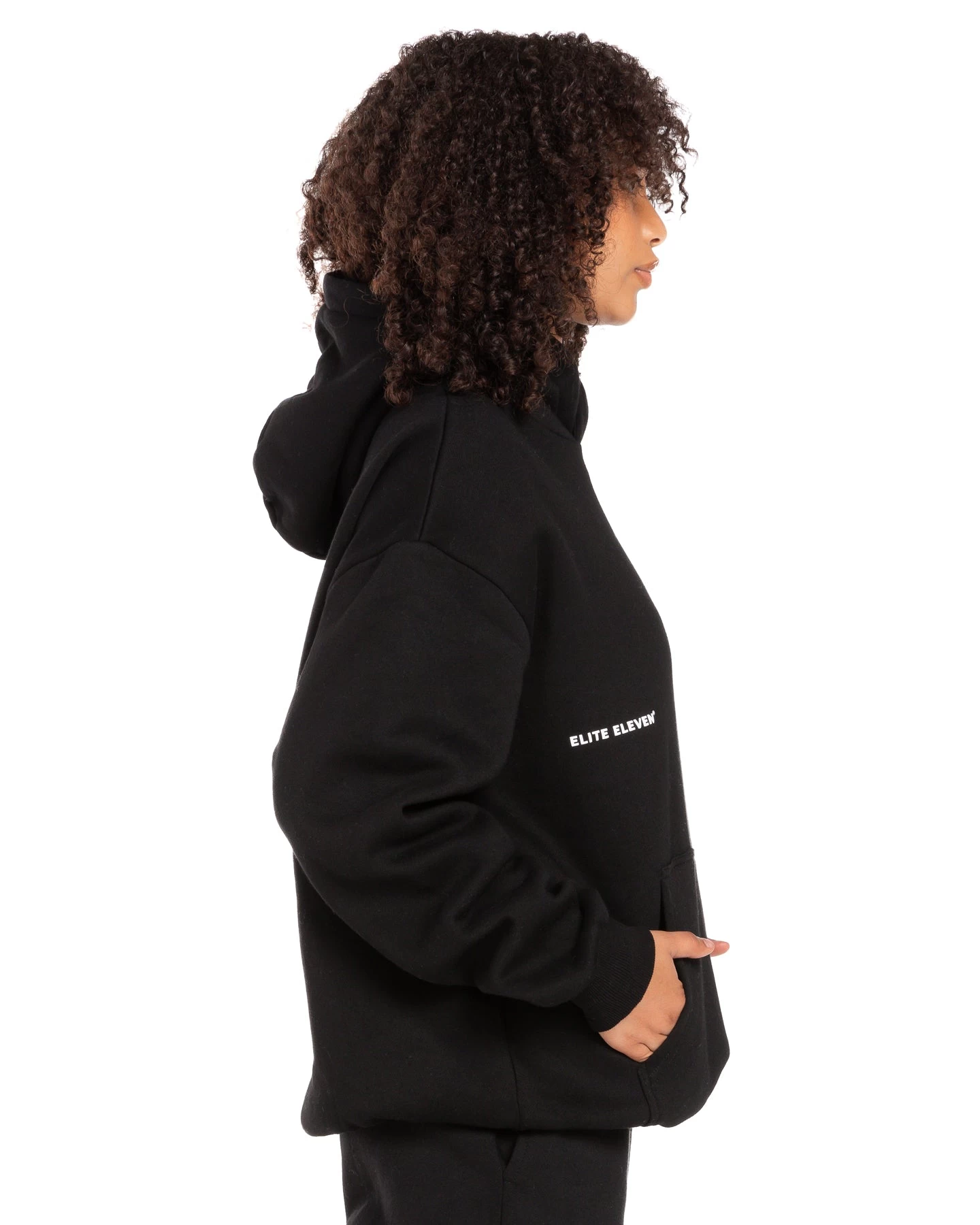 Elite Eleven Offset Hoodie - Black 6 Elite Eleven Offset Hoodie - Black - Image 6