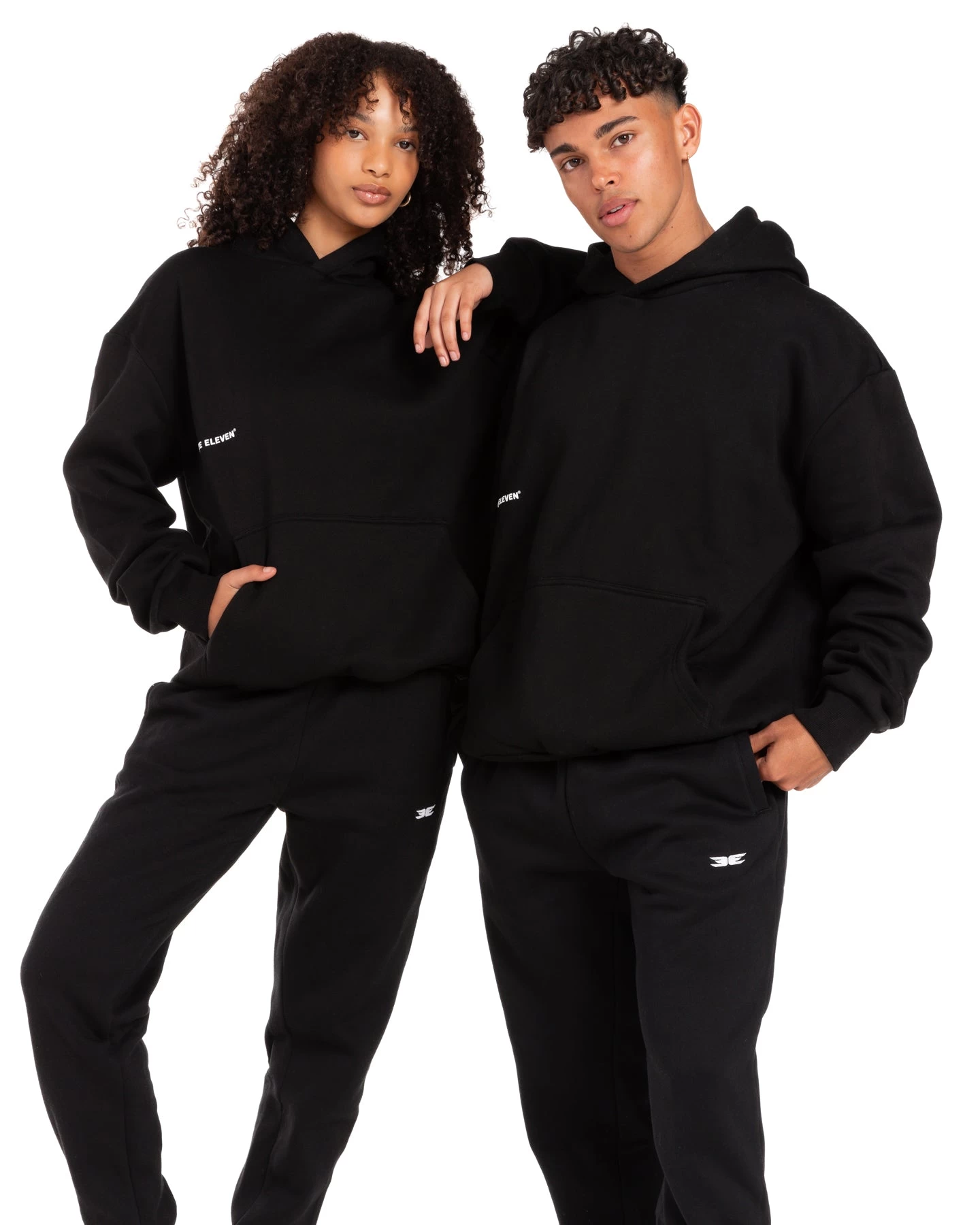 Elite Eleven Offset Hoodie - Black 1 Elite Eleven Offset Hoodie - Black
