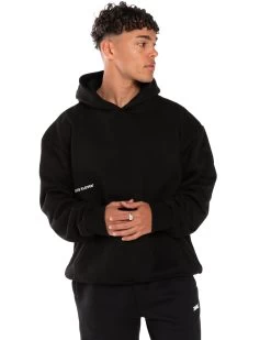 Elite Eleven Offset Hoodie - Black 9 Elite Eleven Offset Hoodie - Black -Fit Style Shop EEAUG2333142