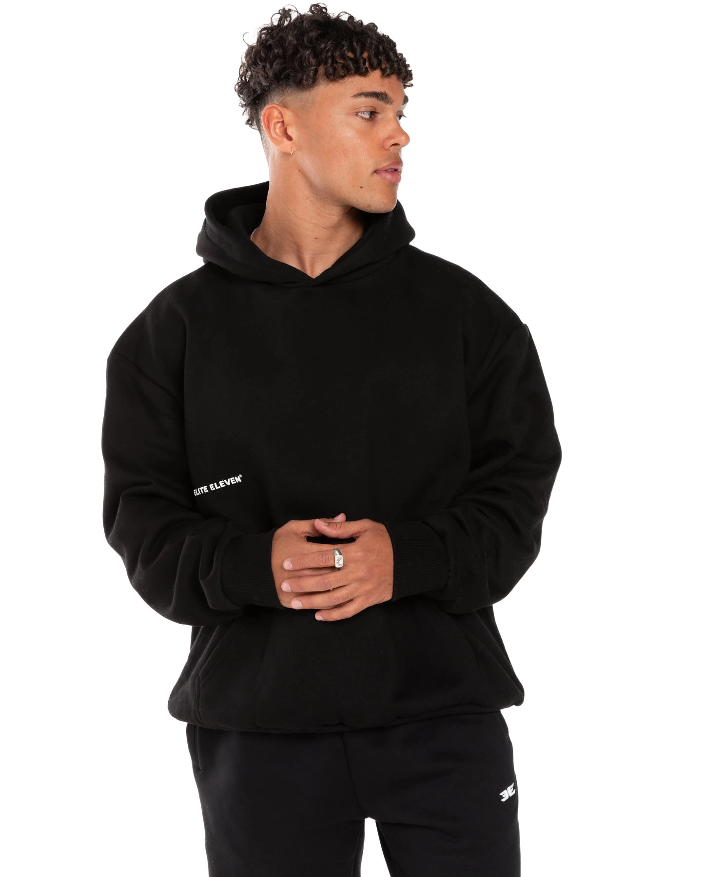 Elite Eleven Offset Hoodie - Black 3 Elite Eleven Offset Hoodie - Black - Image 3