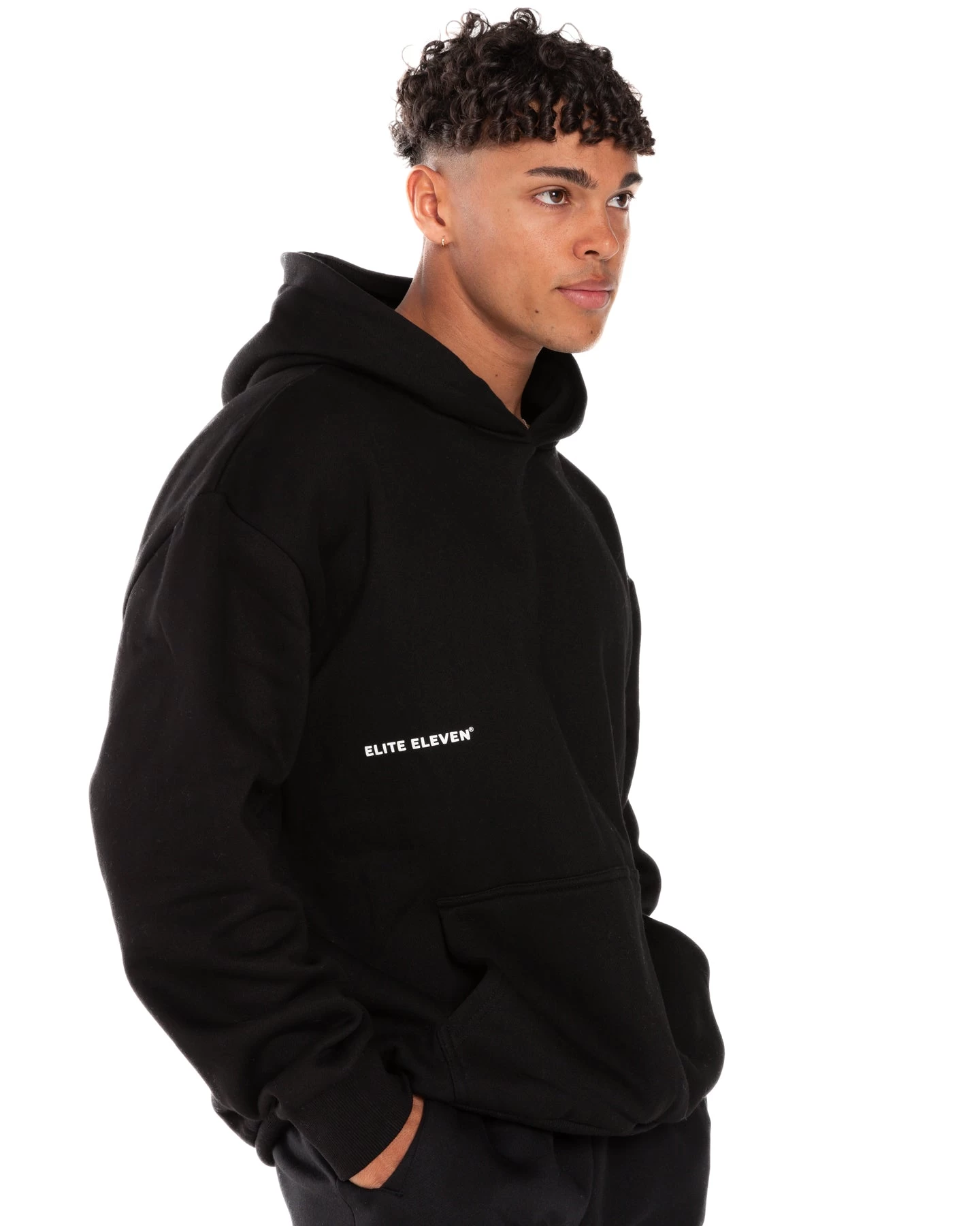 Elite Eleven Offset Hoodie - Black 7 Elite Eleven Offset Hoodie - Black - Image 7