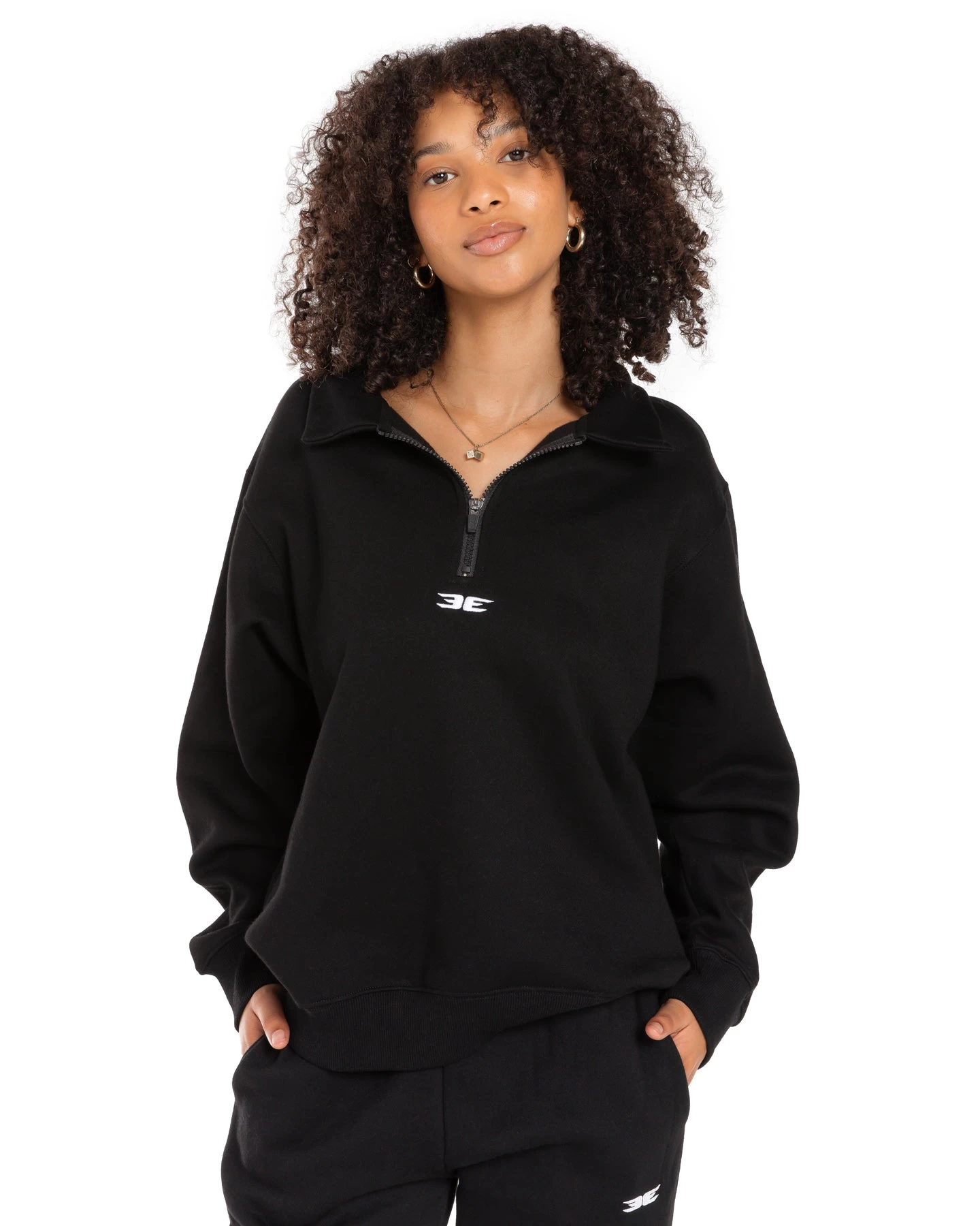 Elite Eleven Classic 1/4 Zip - Black 2 Elite Eleven Classic 1/4 Zip - Black - Image 2