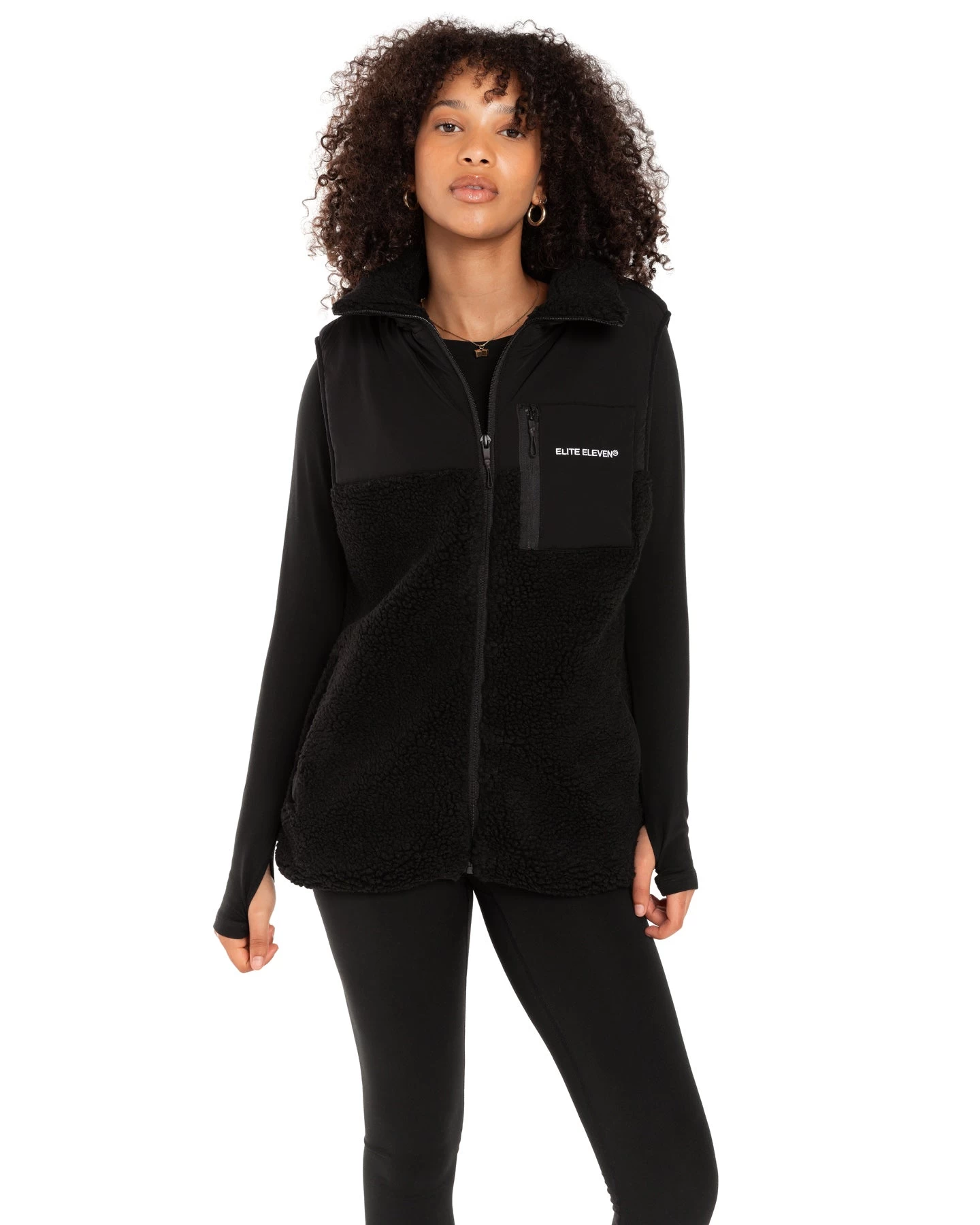 Elite Eleven Registered Teddy Vest - Black 7 Elite Eleven Registered Teddy Vest - Black - Image 7