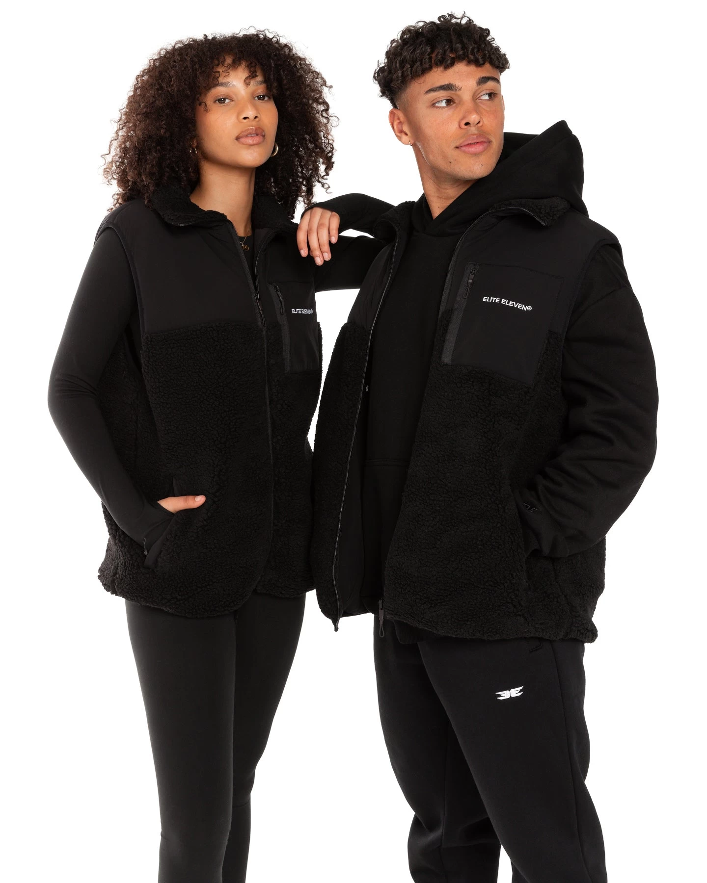 Elite Eleven Registered Teddy Vest - Black 1 Elite Eleven Registered Teddy Vest - Black