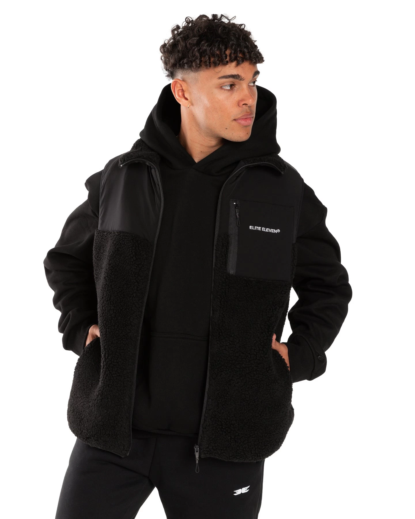 Elite Eleven Registered Teddy Vest - Black 2 Elite Eleven Registered Teddy Vest - Black - Image 2