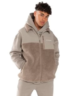 Elite Eleven Registered Teddy Vest - Vintage Khaki -Fit Style Shop EEAUG2335729