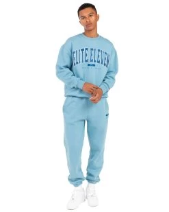 Elite Eleven Track & Field Crewneck - Blue 14 Elite Eleven Track & Field Crewneck - Blue -Fit Style Shop EEOCT38438