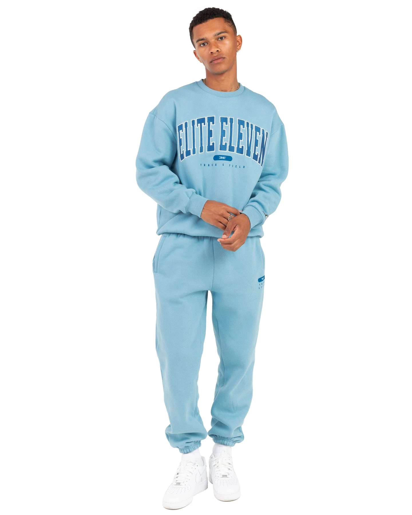 Elite Eleven Track & Field Crewneck - Blue 7 Elite Eleven Track & Field Crewneck - Blue - Image 7