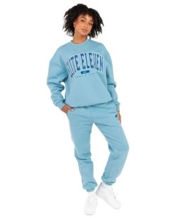Elite Eleven Track & Field Crewneck - Blue 13 Elite Eleven Track & Field Crewneck - Blue -Fit Style Shop EEOCT38487