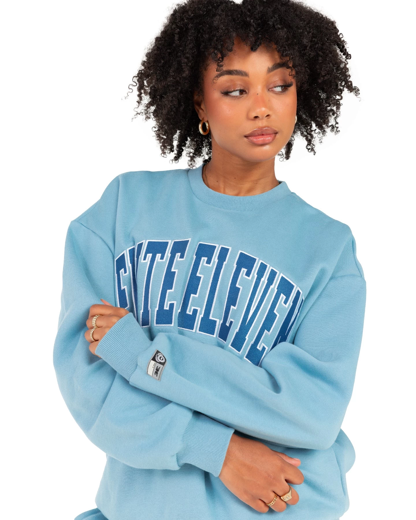 Elite Eleven Track & Field Crewneck - Blue 4 Elite Eleven Track & Field Crewneck - Blue - Image 4