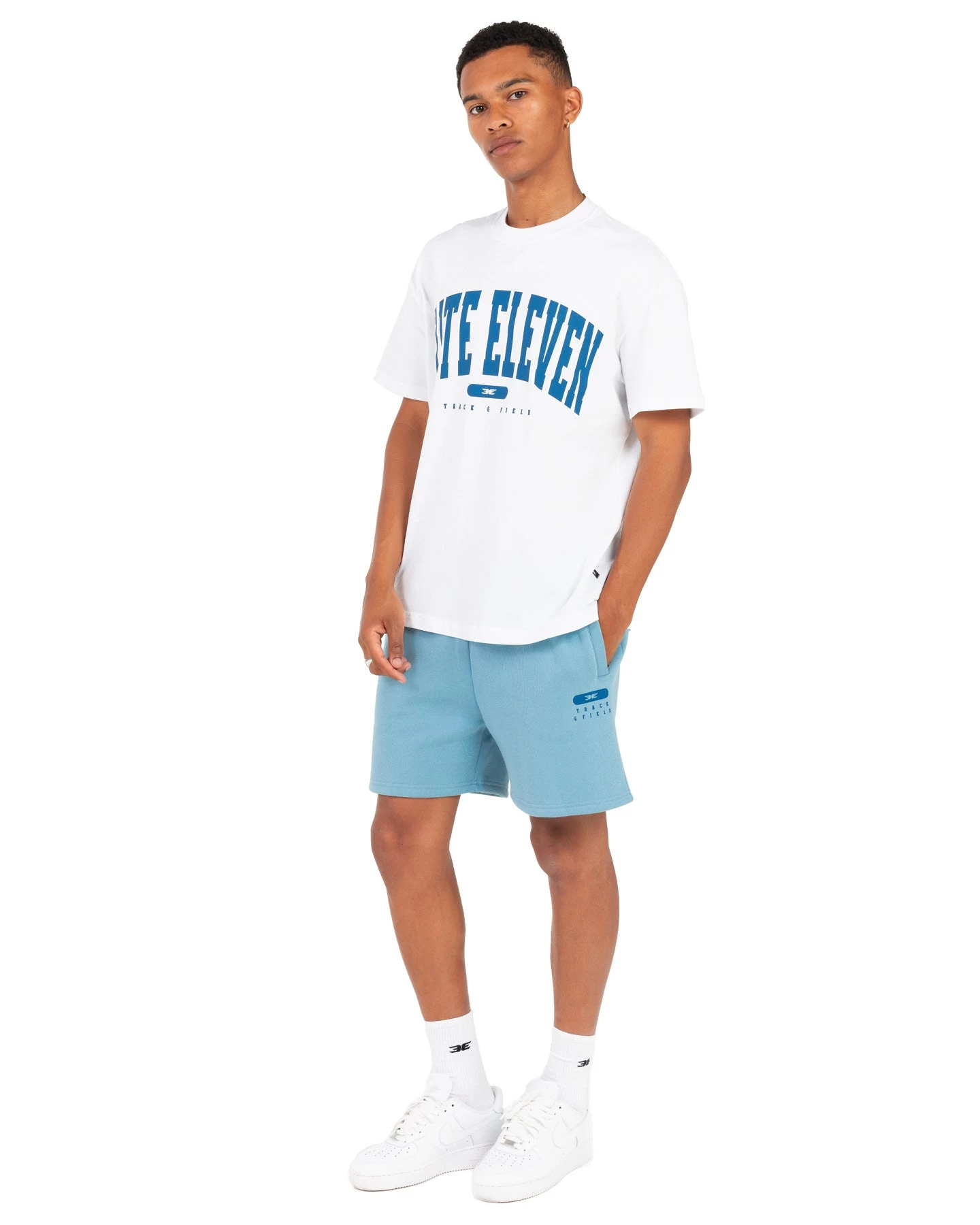 Elite Eleven Track & Field Shorts - Blue 4 Elite Eleven Track & Field Shorts - Blue - Image 4