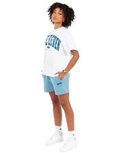 Elite Eleven Women's Track & Field Oversized Tee - White -Fit Style Shop EEOCT38683