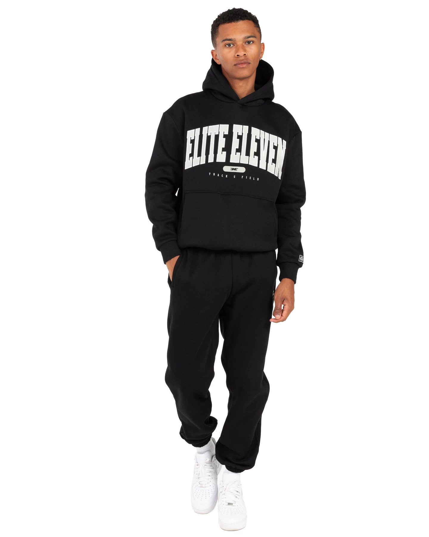 Elite Eleven Track & Field Hoodie - Black 5 Elite Eleven Track & Field Hoodie - Black - Image 5