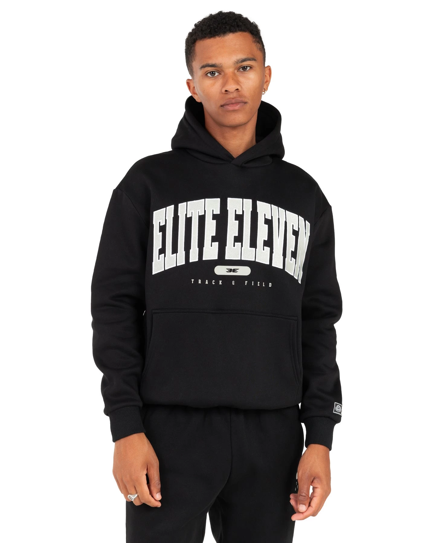 Elite Eleven Track & Field Hoodie - Black 3 Elite Eleven Track & Field Hoodie - Black - Image 3