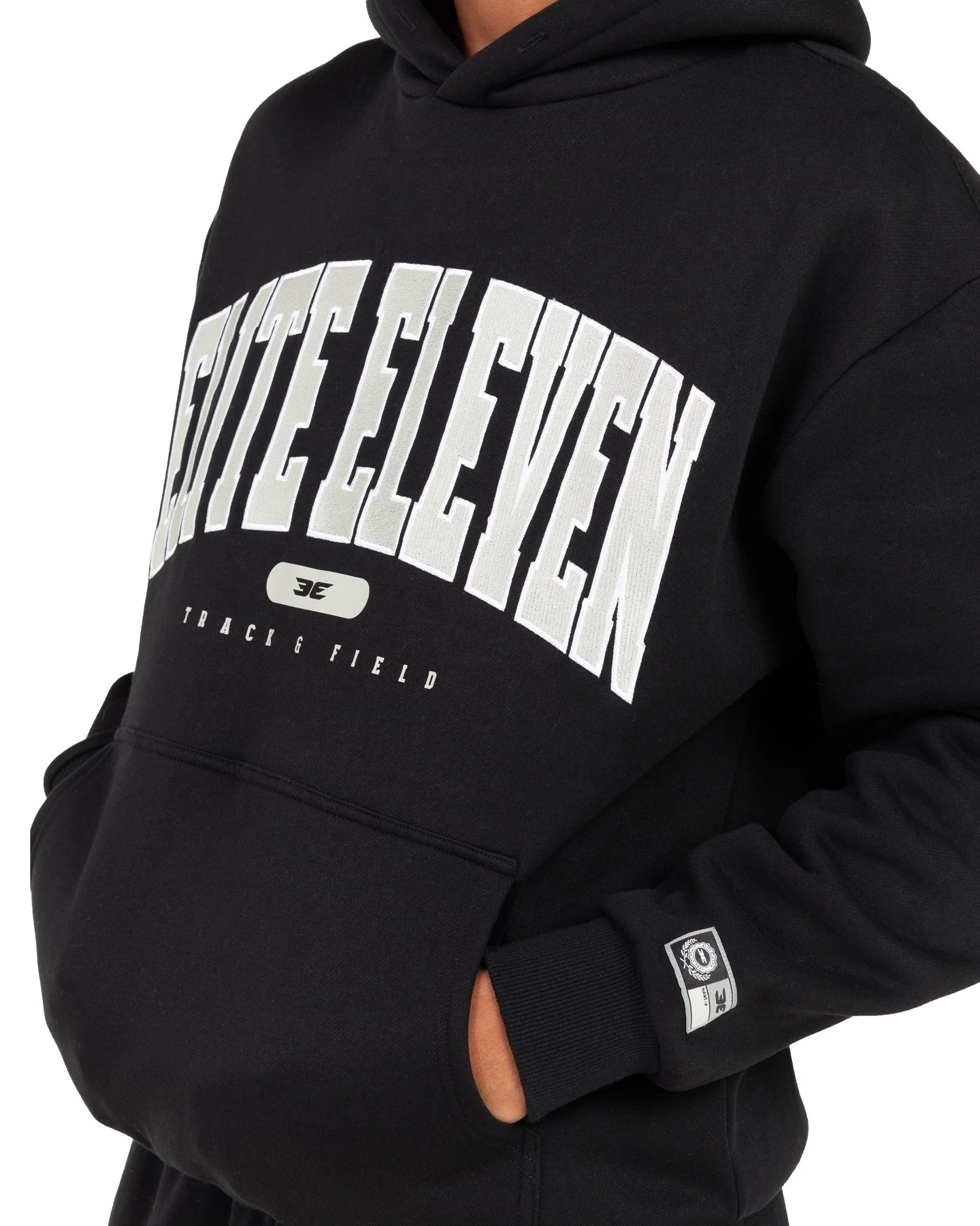 Elite Eleven Track & Field Hoodie - Black 7 Elite Eleven Track & Field Hoodie - Black - Image 7