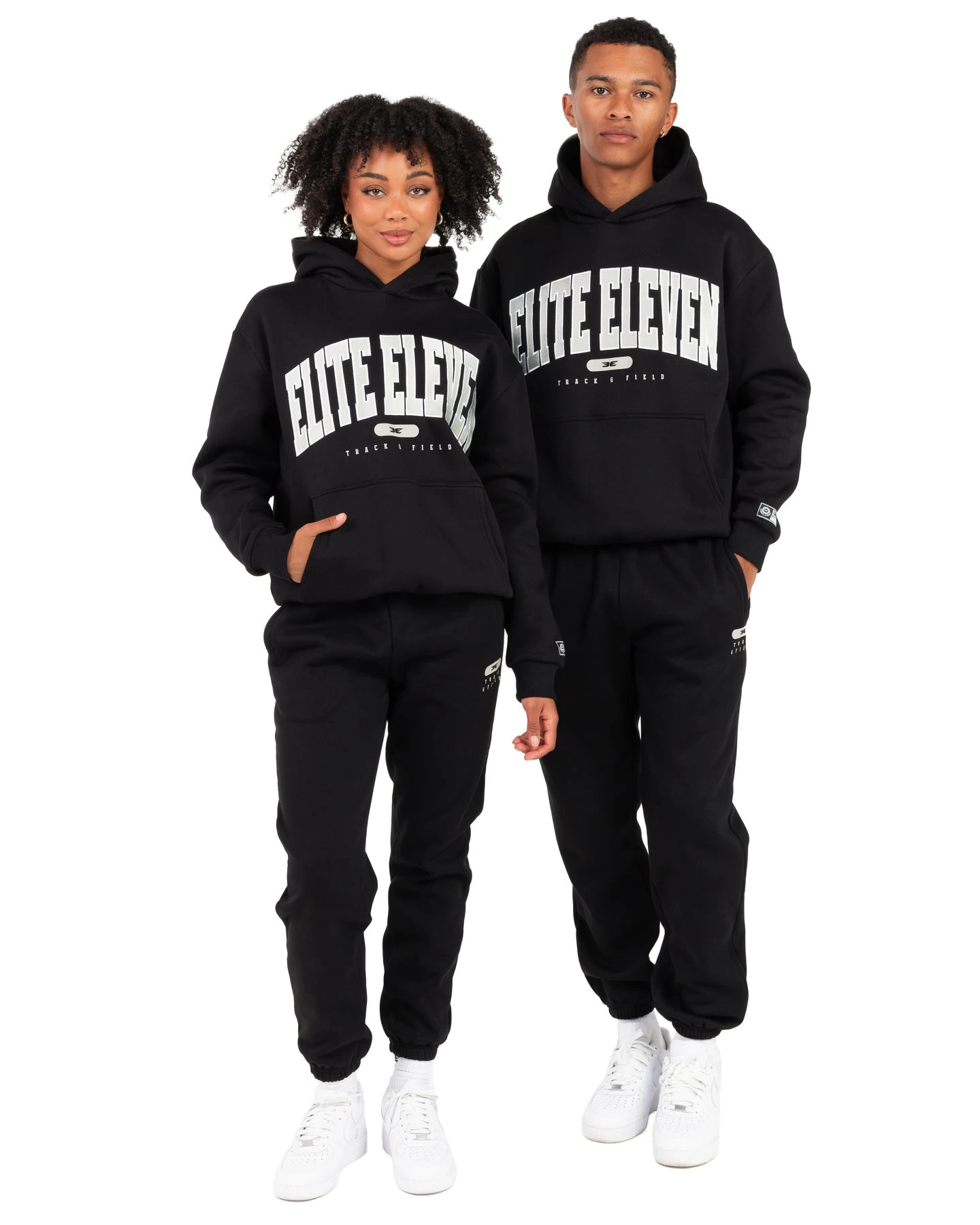 Elite Eleven Track & Field Hoodie - Black 1 Elite Eleven Track & Field Hoodie - Black