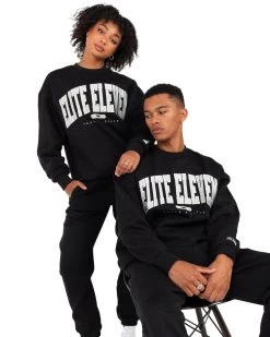 Elite Eleven Track & Field Crewneck - Black