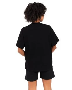 Elite Eleven Women's Track & Field Oversized Tee - Black -Fit Style Shop EEOCT39126