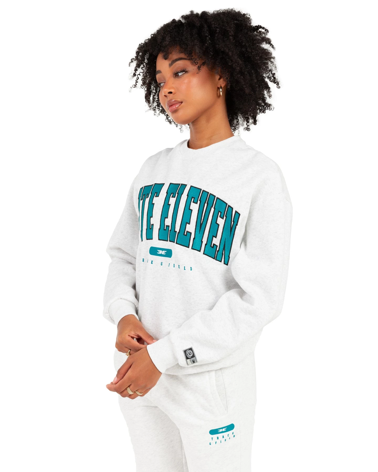 Elite Eleven Track & Field Crewneck - Polar Grey 8 Elite Eleven Track & Field Crewneck - Polar Grey - Image 8